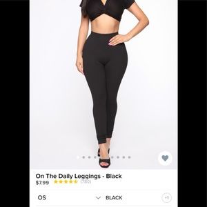 Fashion Nova On The Daily Leggings ❤️